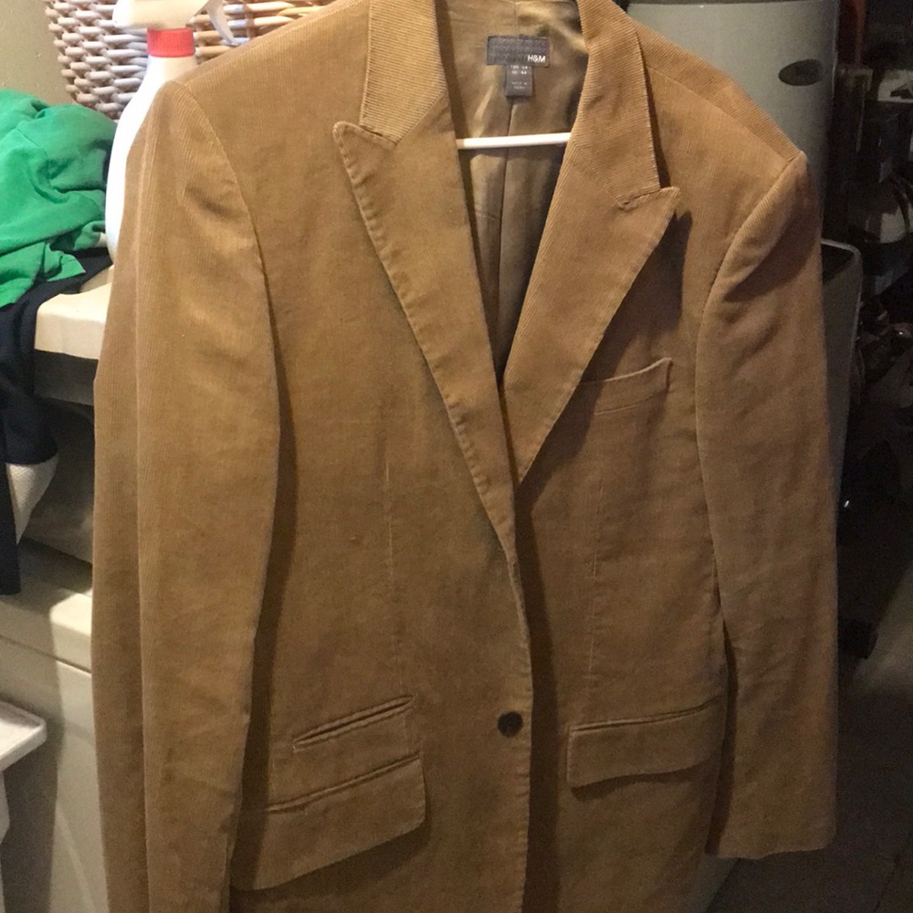 Tan courdiroy blazer